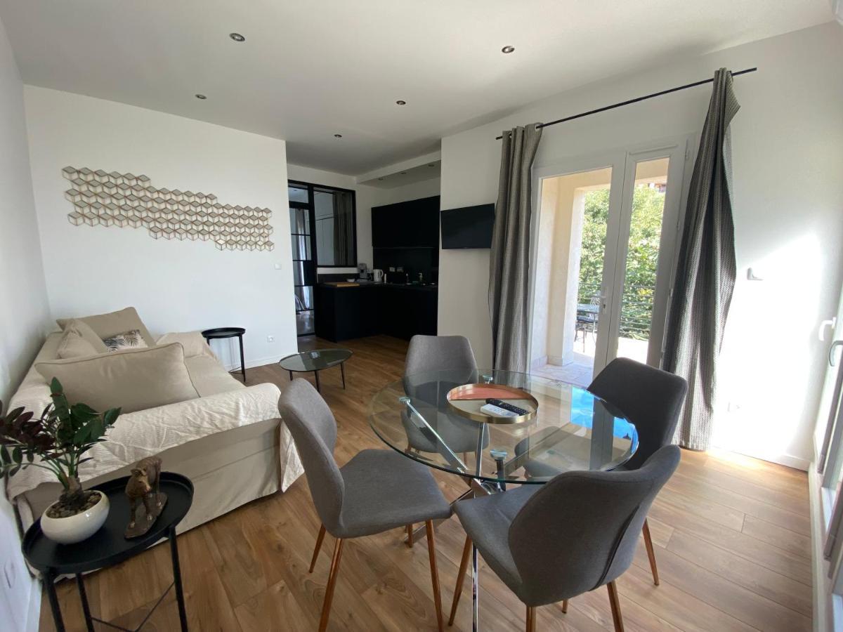 Home Sweet Home 2 Pieces 42 M2 Chambre, Salon, Cuisine, Grande Terrasse, Parking Proche Centre Ville Et Mer บาสเตีย ภายนอก รูปภาพ